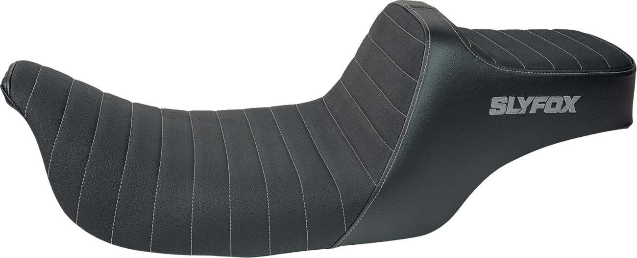 Slyfox High Noon Classic Stitch Seat fits 1997-2007 Harley Touring FLHR FLHX