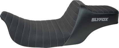 Slyfox High Noon Classic Stitch Seat fits 1997-2007 Harley Touring FLHR FLHX