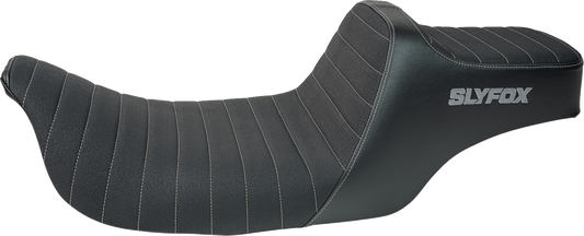 Slyfox High Noon Classic Stitch Seat fits 1997-2007 Harley Touring FLHR FLHX