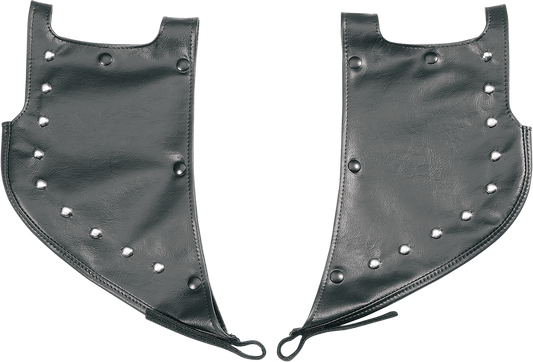Drag Specialties Studded Highway Bar Rain Guards 2000-2016 Harley Softail Models