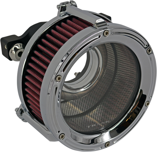 Trask Assault Charge High-Flow Chrome Air Cleaner for 1991-2022 Harley Sportster