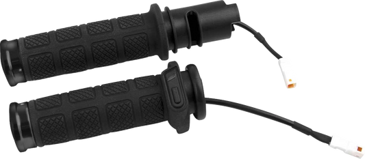 Koso Titan II Heated TBW Handlebar Grips for 2023-2026 Harley Touring Softail