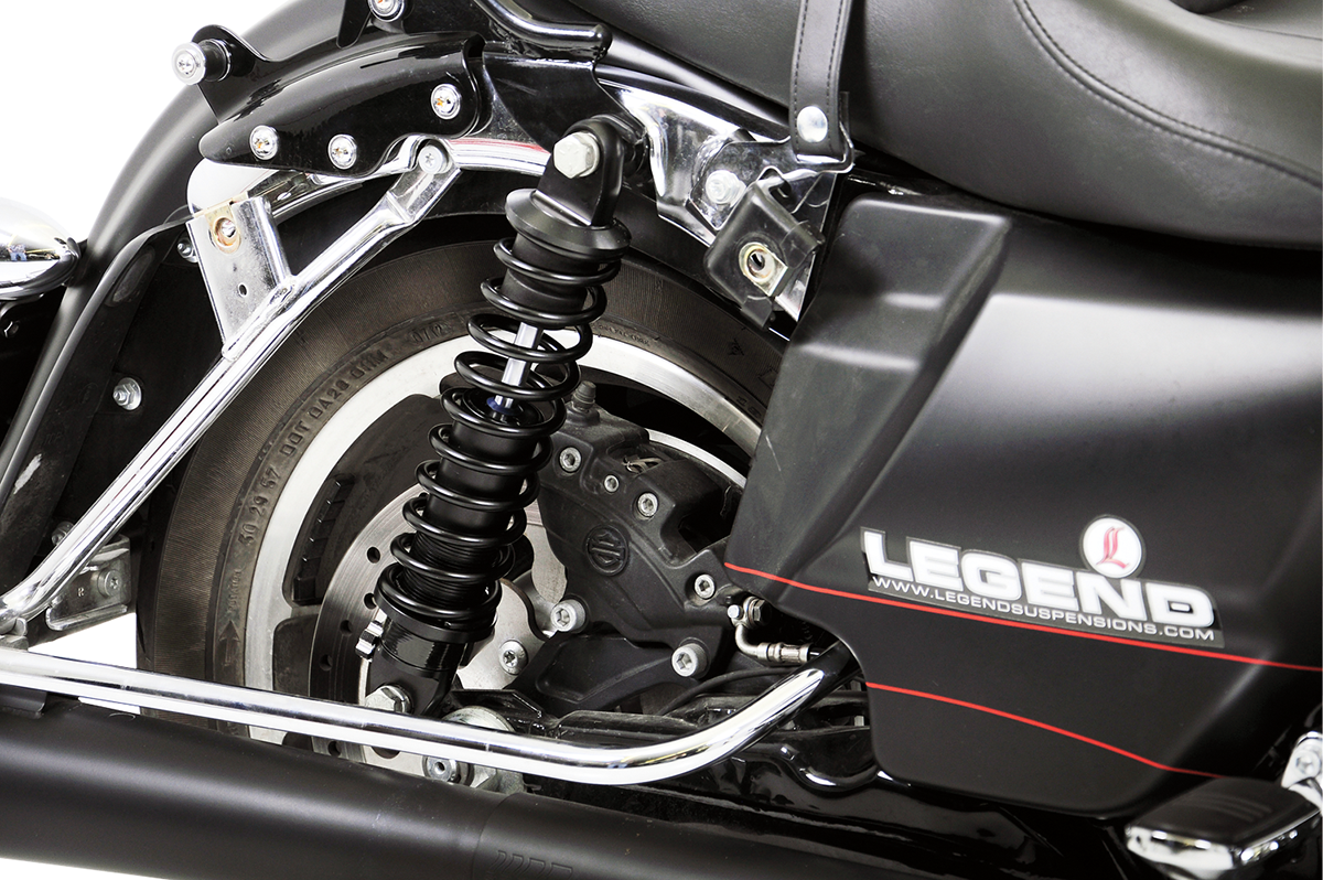 Legend Revo Heavy Duty 13" Rear Shocks for 1999-2024 Harley Touring FLHX FLTR