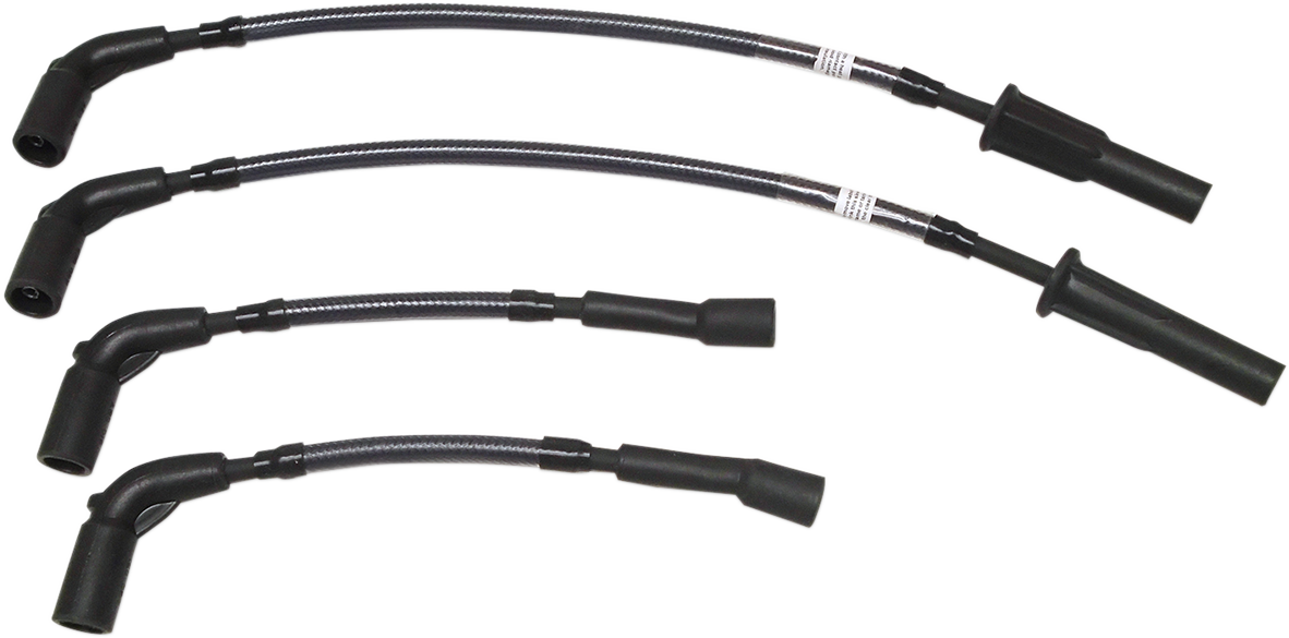 Magnum Braided Black Motorcycle Spark Plug Wires 2018-2023 Harley Softail FXFB