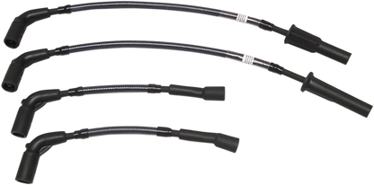 Magnum Braided Black Motorcycle Spark Plug Wires 2018-2023 Harley Softail FXFB