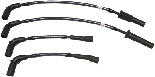 Magnum Braided Black Motorcycle Spark Plug Wires 2018-2023 Harley Softail FXFB