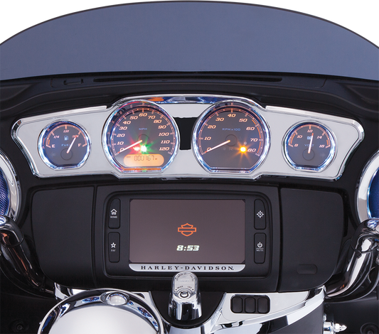 Ciro Shock & Awe LED Fairing Dash Accent 2014-2024 Harley Touring Street Glide