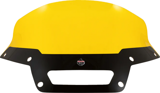 Klock Werks Kolor Flare 6" Yellow Windshield 2022-2024 Harley Softail Low Rider