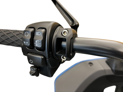 Kodlin Black Clutch Brake Lever Perch Clamps for 2018-2024 Harley Softail M8
