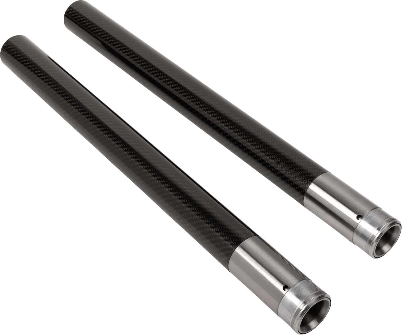 Custom Cycle 49mm Black Carbon Fiber 22.875" Fork Tubes for 17-25 Harley Touring