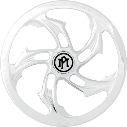 Performance Machine Chrome Rival Motorcycle Air Cleaner Cover Insert