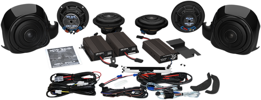 Wild Boar Whole Hog 900 Watt Amp Six Speaker Kit 2014-2022 Harley Touring FLHTK