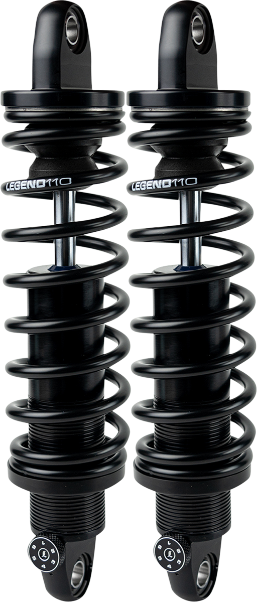 Legend Revo-A Adjustable Heavy Duty 14" Rear Shocks for 2002-22 Harley Sportster