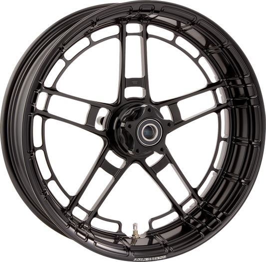 Arlen Ness Flatline Black Forged 18" x 5.5" Front Rear Motorcycle Wheel 330-026