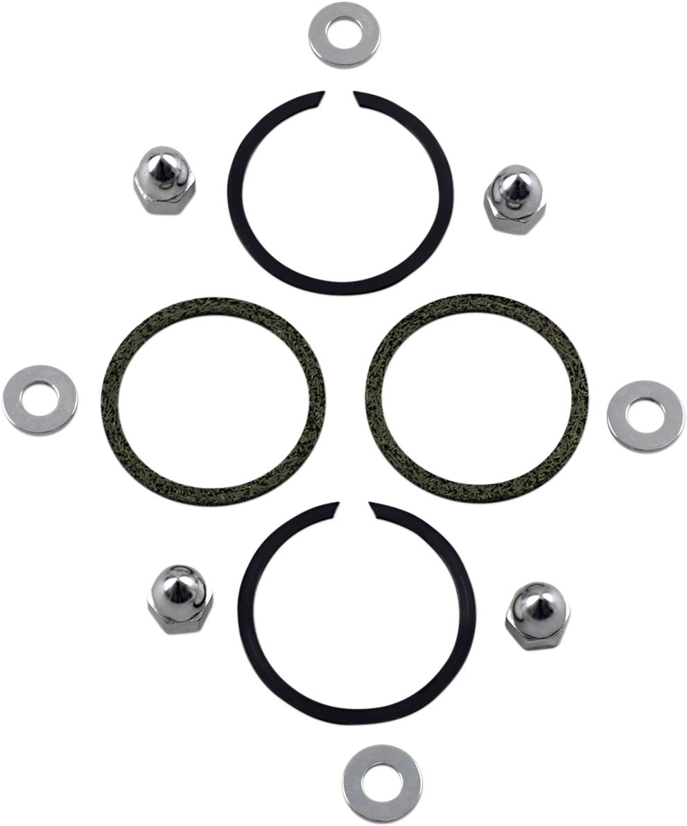 James Gasket Exhaust Port Gasket Kit 1982-2020 Harley Dyna Touring Softail XL