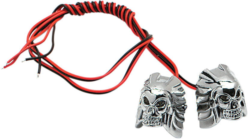 K&S Technologies Skull LED Universal Motorcycle License Plate Mounting Bolts
