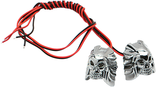 K&S Technologies Skull LED Universal Motorcycle License Plate Mounting Bolts
