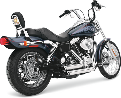 Vance & Hines Shortshots Staggered Chrome Exhaust System for 1991-05 Harley Dyna