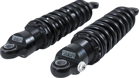 Ohlins HD 762 Twin 12" STX36D Blackline Rear Shocks for 1991-17 Harley Dyna FXD