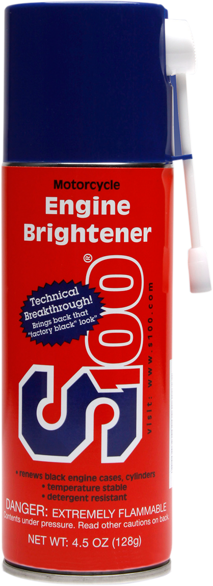 S100 Harley Davidson Wrinkle Black Engine Brightener 4.5 oz. Aerosol 19200A