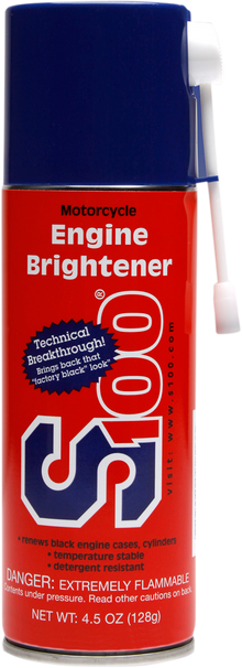 S100 Harley Davidson Wrinkle Black Engine Brightener 4.5 oz. Aerosol 19200A