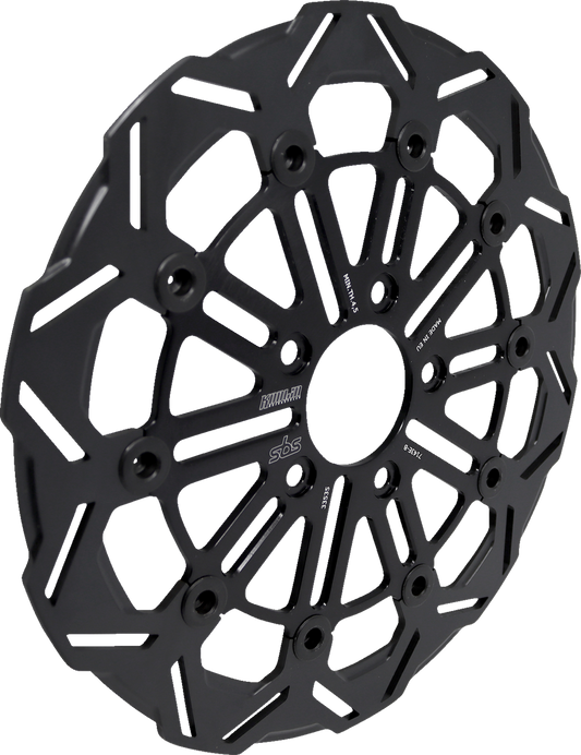 SBS by Kodlin Front 10 Soke Black Floating Brake Rotor for 18-25 Harley Softail