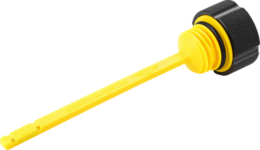 Figurati Knurled Black Magnetic Engine Oil Dipstick fits 2017-24 Harley Touring