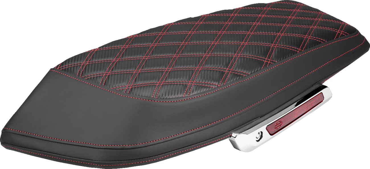 Saddlemen Carbon Red Lattice Saddlebag Lid Covers for 2023-2026 Harley Touring
