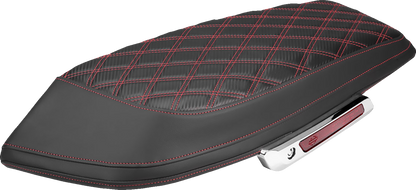 Saddlemen Carbon Red Lattice Saddlebag Lid Covers for 2023-2026 Harley Touring