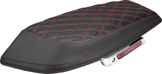 Saddlemen Carbon Red Lattice Saddlebag Lid Covers for 2023-2026 Harley Touring