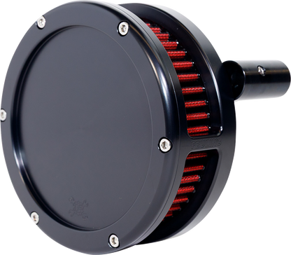 Feuling BA Slim Solid Black Air Filter Kit fits 2008-17 Harley Touring Softail