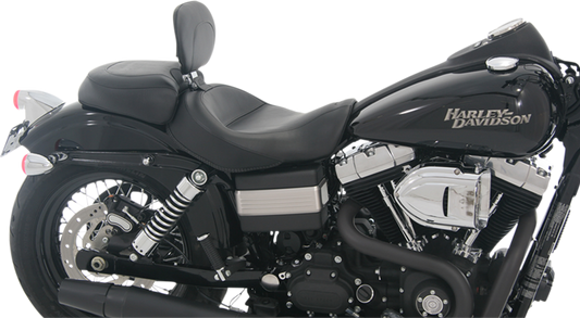 Mustang Vintage Solo Seat & Backrest 2006-2017 Harley Dyna Street Bob FXDF FXDB