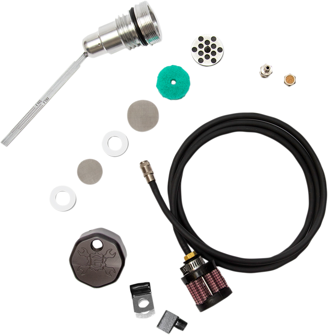 Feuling Black Vented Oil Dipstick fits 06-17 Harley Dyna Twin Cam