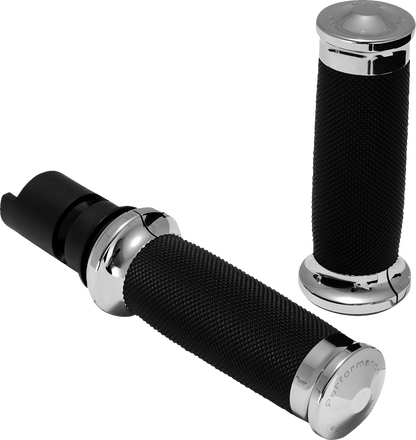 Performance Machine Contour Chrome Hand Grips for 2023-25 Harley Touring Softail