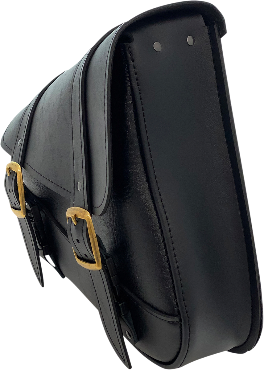Willie & Max Motorcycle Black Swing Arm Saddlebag 1957-2021 Harley Sportster