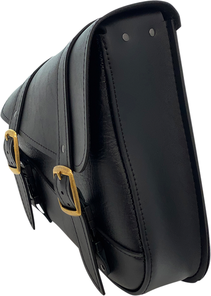 Willie & Max Motorcycle Black Swing Arm Saddlebag 1957-2021 Harley Sportster