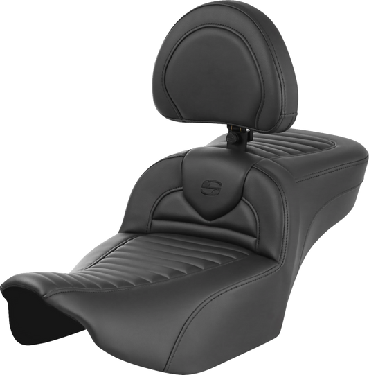 Saddlemen Roadsofa Tuck n Roll Extended Seat & Backrest for 23-25 Harley Touring