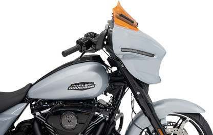 Klock Werks Kolor Flare 8" Orange Windshield fits 2023-2025 Harley Street Glide