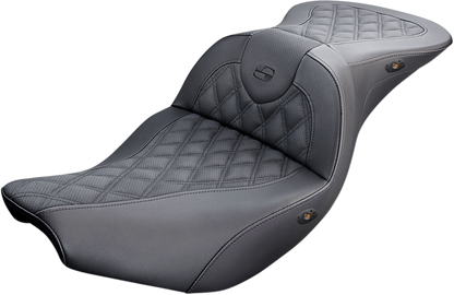 Saddlemen Roadsofa Lattice Heated Seat for 2014-2022 Indian Chief Roadmaster