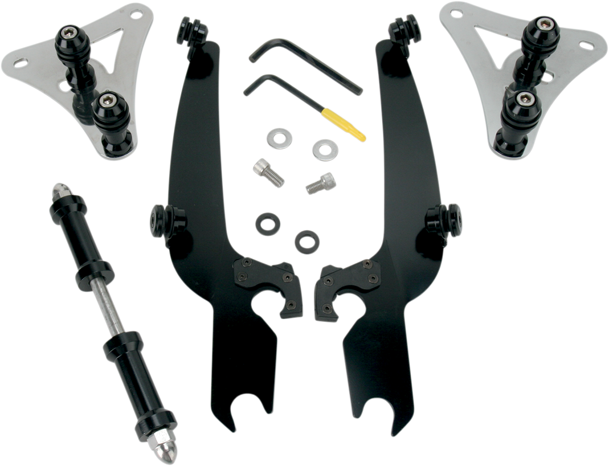 Memphis Shades Trigger Lock Windshield Mount Kit 1988-2007 Harley Softail FXST