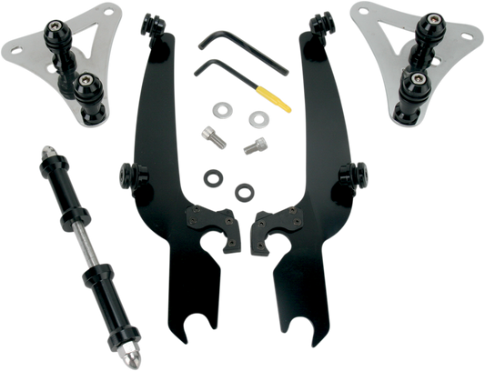 Memphis Shades Trigger Lock Windshield Mount Kit 1988-2007 Harley Softail FXST