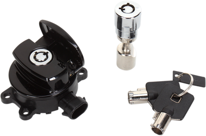 Drag Specialties Ignition Switch & Fork Lock fits 2011-2017 Harley Softail FLSTF