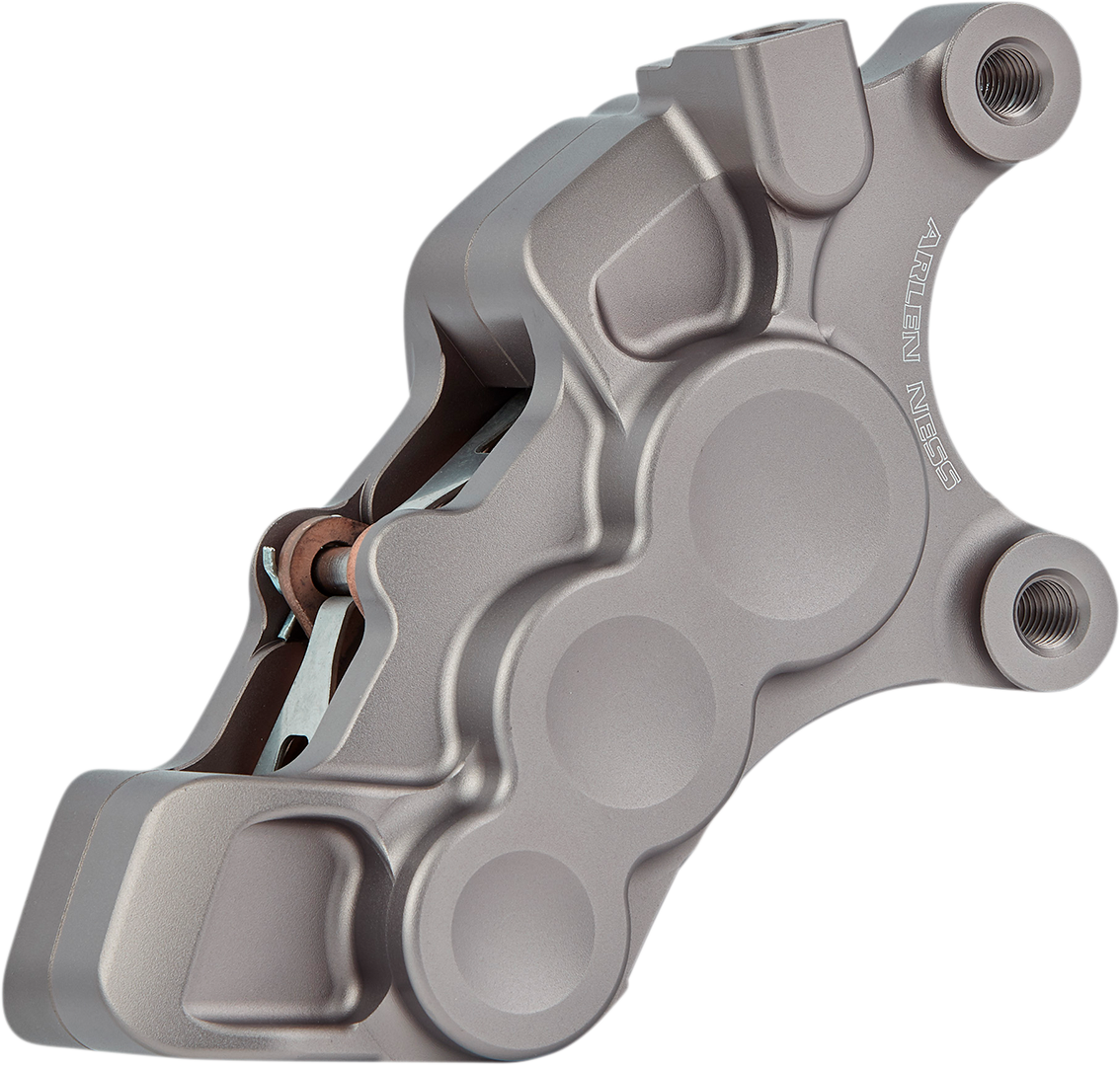 Arlen Ness Titanium 6-Piston Front Right Brake Caliper fits 2006-25 Harley 11.8"