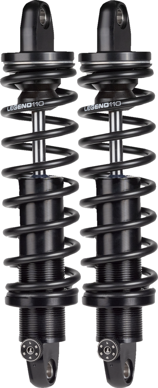 Legend Revo Black 13" Heavy Duty Rear Shocks 2009-2024 Harley Touring Trike FLRT
