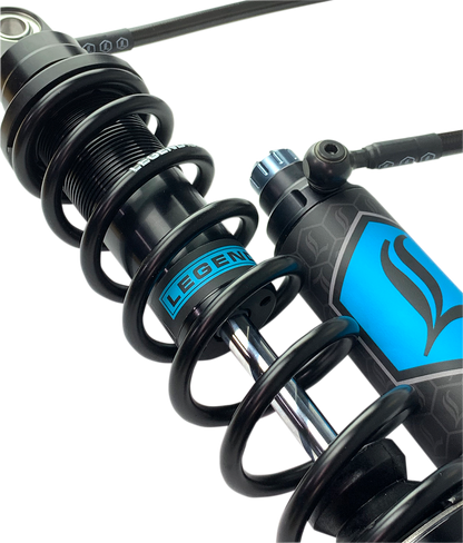Legend Black 14" Standard Revo-ARC Rear Shocks 2014-2025 Harley Touring Models