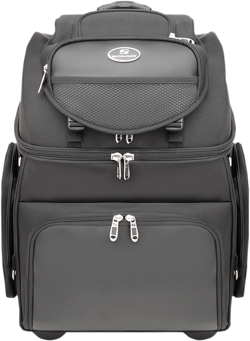 Saddlemen Universal Textile BR4200 Weather-Resistant Rear Sissy Bar Roll Bag