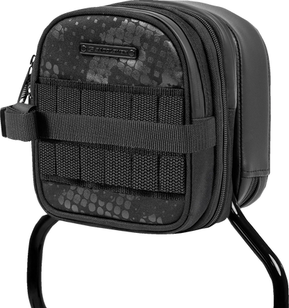 Saddlemen Fundamentals Black Sissy Bar Storage Bag Pouch for Harley Davidson