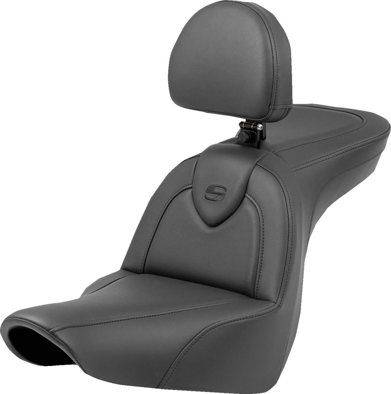Saddlemen Roadsofa Standard Reach Seat w Backrest for 2018-2023 Harley Low Rider