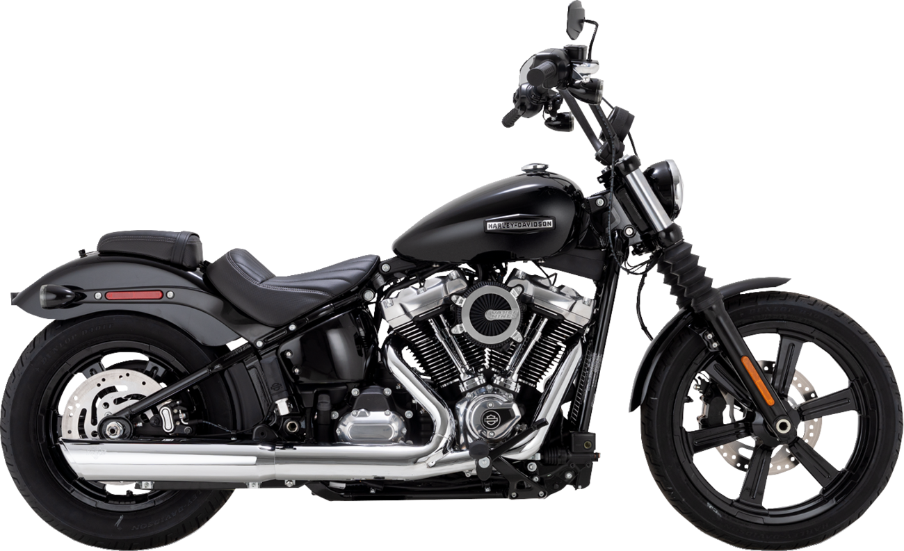 Vance & Hines Twin Slash Chrome 4" Slip On Muffler for 2025 Harley Softail 16750