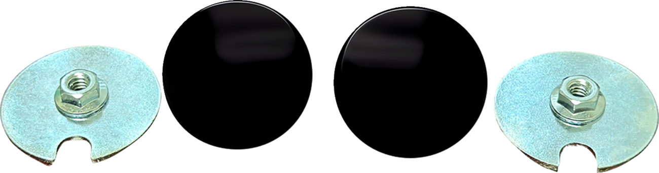 La Choppers Matte Black Fairing Mirror Hole Plugs 2023-2024 Harley Touring FLHX